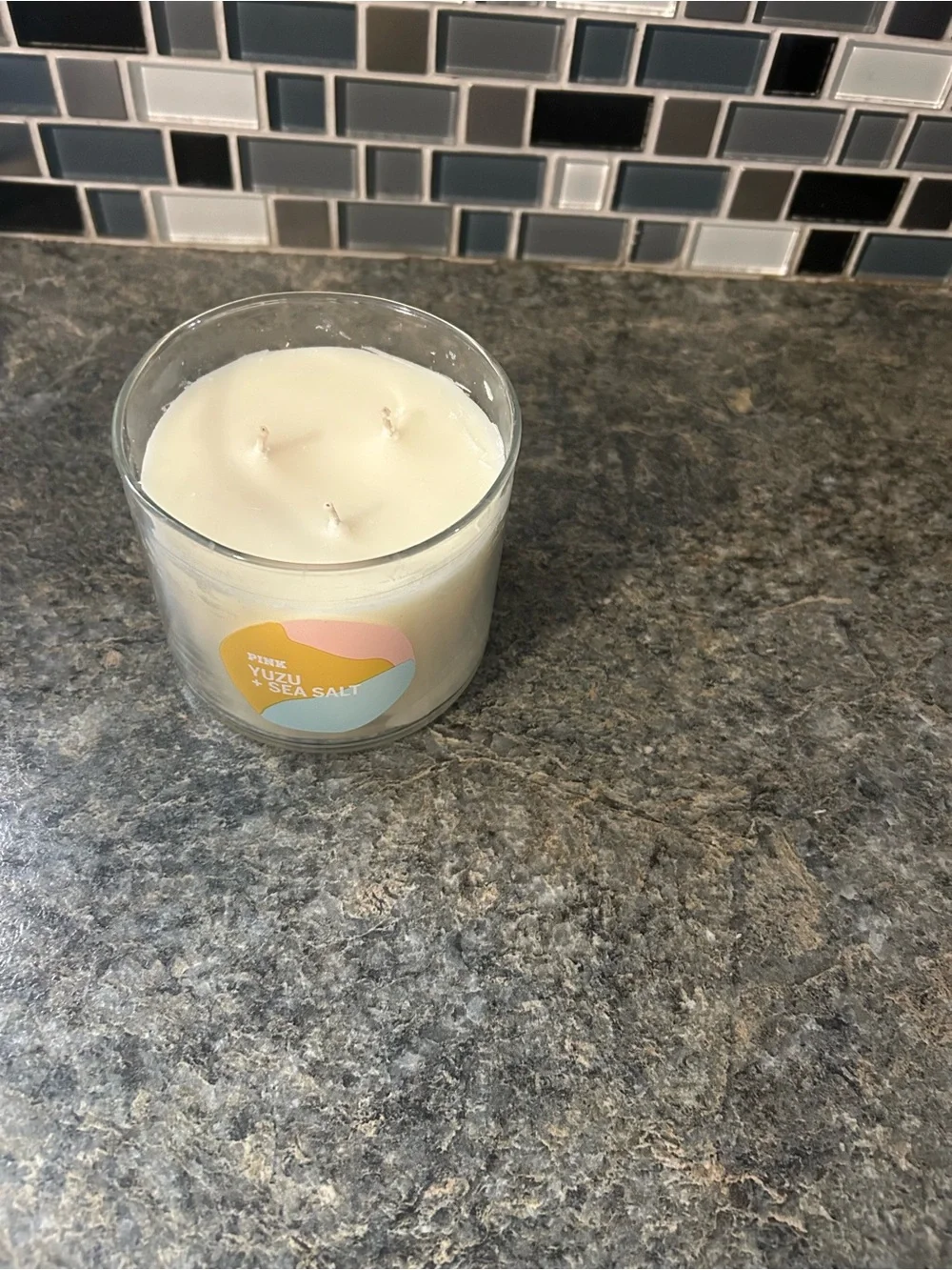 Pink Yuzu + Sea Salt Scented Candle